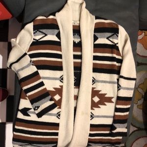 BB Dakota Tribal Print Cardigan Sweater